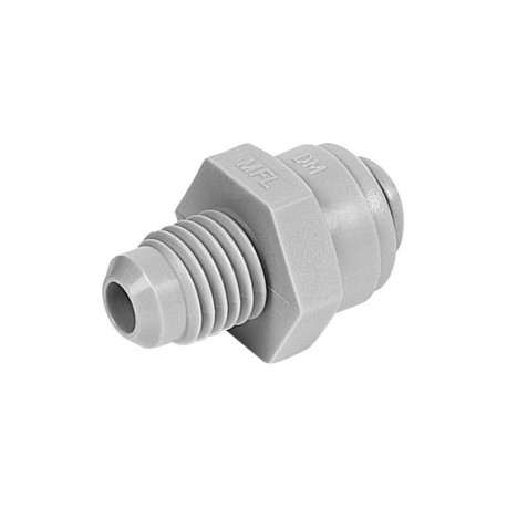 Straight adaptor OD Tube - MFL thread 3/8" x 1/2"
