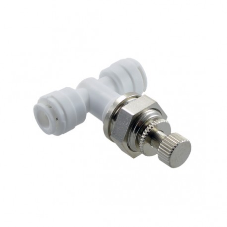 Bulkhead control valve Union Connector OD tube - OD tube 3/8" x 3/8"