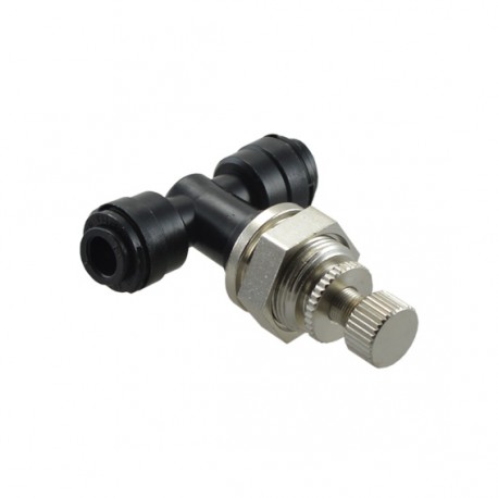 Bulkhead control valve Union Connector OD tube - OD tube 10MM x 10MM