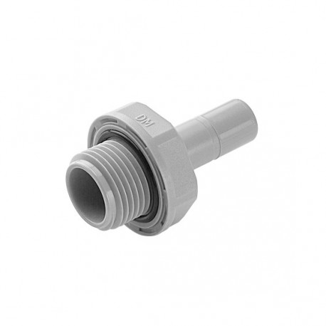 Terminale con codolo Ø codolo - filetto BSP(P) cilindrico 3/8" x 1/4