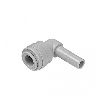 Gomito con codolo Ø tubo - Ø codolo 3/8" x 1/2"