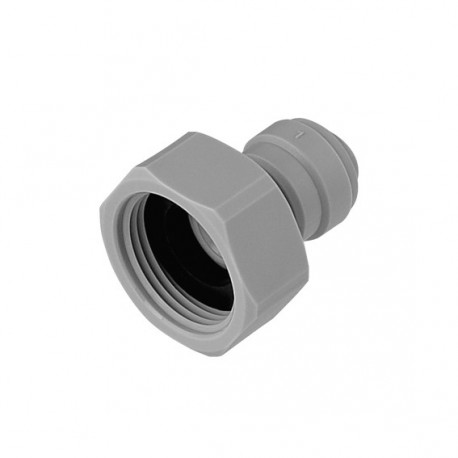 Female adaptor OD Tube - BSP thread 1/2" x 3/4"