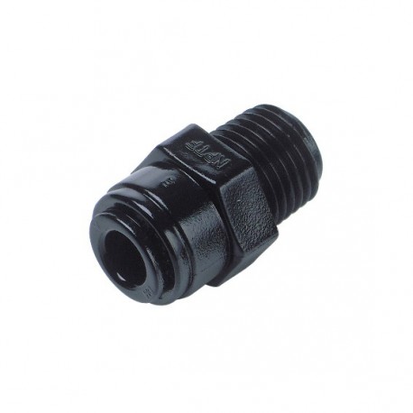 Straight adaptor OD Tube - BSPT thread 10MM x 1/4