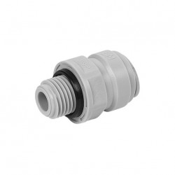 Terminale diritto tubo Ø - filettatura cilindrica con big O-ring BSP(P) 3/8" X 1/8