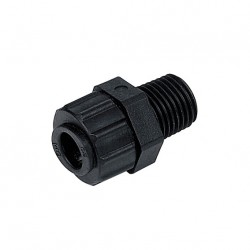 Terminale diritto Ø tubo power - filetto BSPT 8MM x 1/4