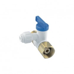 Hand check valve Connector OD Tube - M.+F. BSPP Thread 1/4" - 3/8" x 3/8"