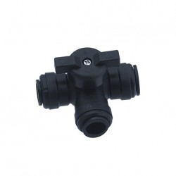 Valvola intermedia 3 vie Ø tubo - Ø tubo - Ø tubo 12MM x 12MM x 12MM