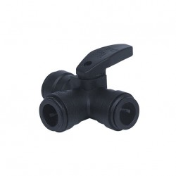 Valvola intermedia 3 vie Ø tubo - Ø tubo - Ø tubo 16MM x 16MM x 16MM