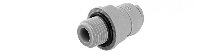 MCB/G Straight adaptor OD Tube - BSP(P) thread
