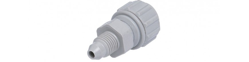 PMCF/G Straight adaptor Power OD Tube - MFL thread imperial size