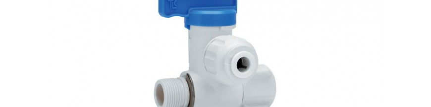 Stop valve Adaptor OD Tube - M.xF. Thread BSPP, USA