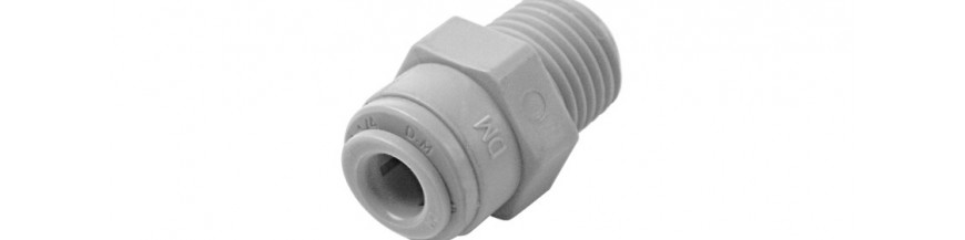 MCBT/G Straight adaptor OD Tube - BSPT thread