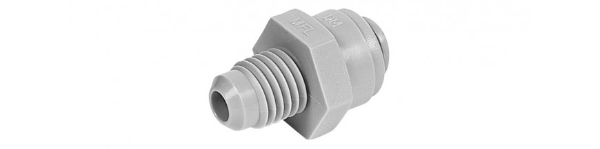 MCF/G Straight adaptor OD Tube - MFL thread