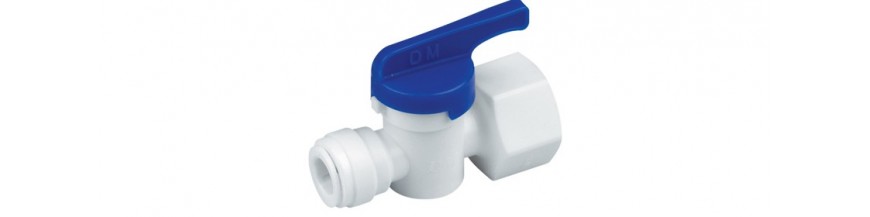 HFAUC/W Hand valve female Connector OD Tube - NPTF, BSPT Thread