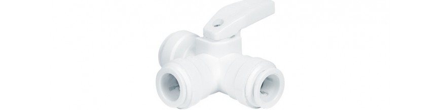 TWV/W 3-way hand valve Union Connector OD Tube - OD Tube - OD Tube