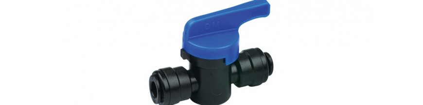 HUC/B Hand valve Union Connector (small size) OD Tube - OD Tube