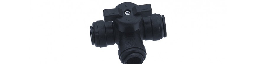 TWV/B Valvola intermedia 3 vie Ø tubo - Ø tubo - Ø tubo