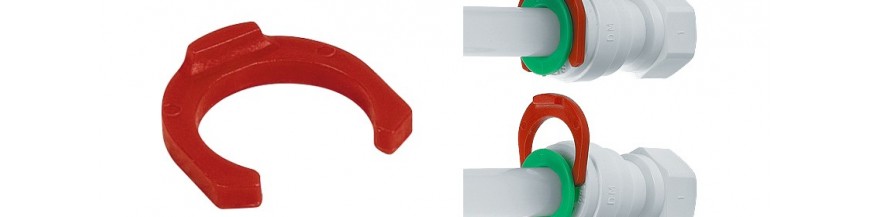 LC Clip blocca pinzetta misura in pollici Ø tubo