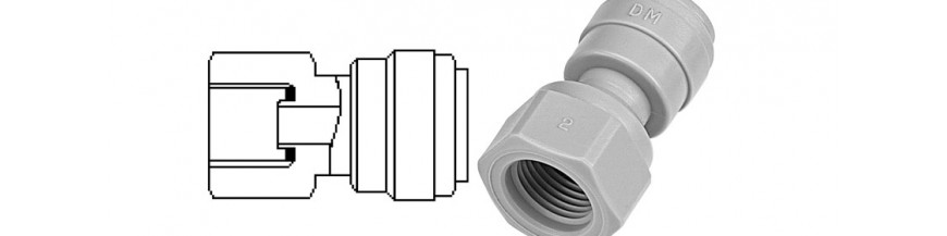 FAU/G Female adaptor OD Tube - UNS thread (Cone Type)