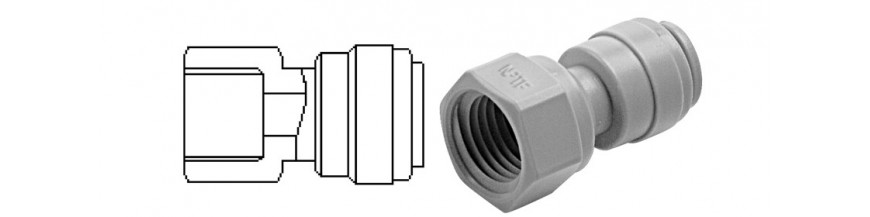 FA/G Terminale diritto femmina Ø tubo - filetto NPTF