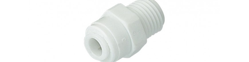 MC/W Straight adaptor OD Tube - NPTF thread