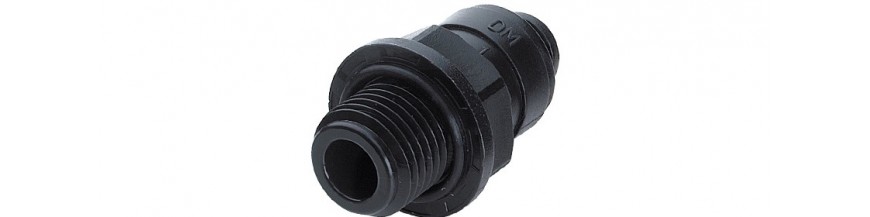 MCB/B Straight adaptor OD Tube - BSP(P) thread