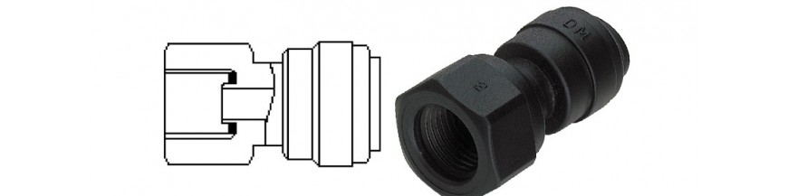 FAU/B Female adaptor OD Tube - UNS thread (Cone Type)
