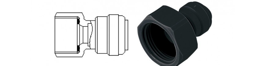 FAB/B Female adaptor OD Tube - BSP(P) thread