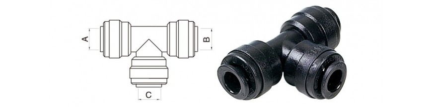 TU/B Tee union OD Tube